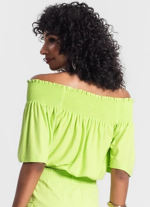 Rovitex - Blusa Ciganinha Feminina Verde - ROVITEX