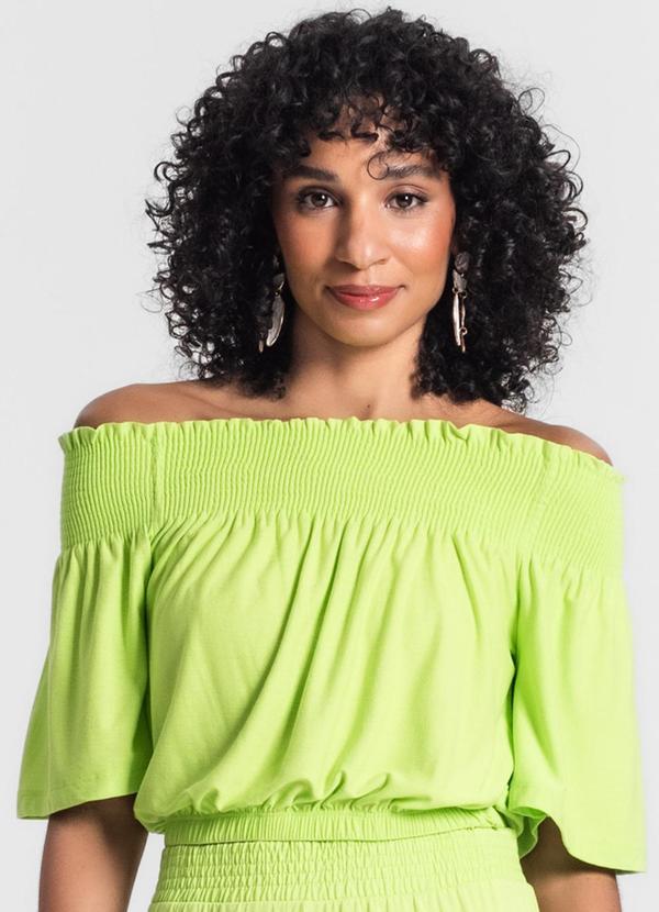 Rovitex - Blusa Ciganinha Feminina Verde