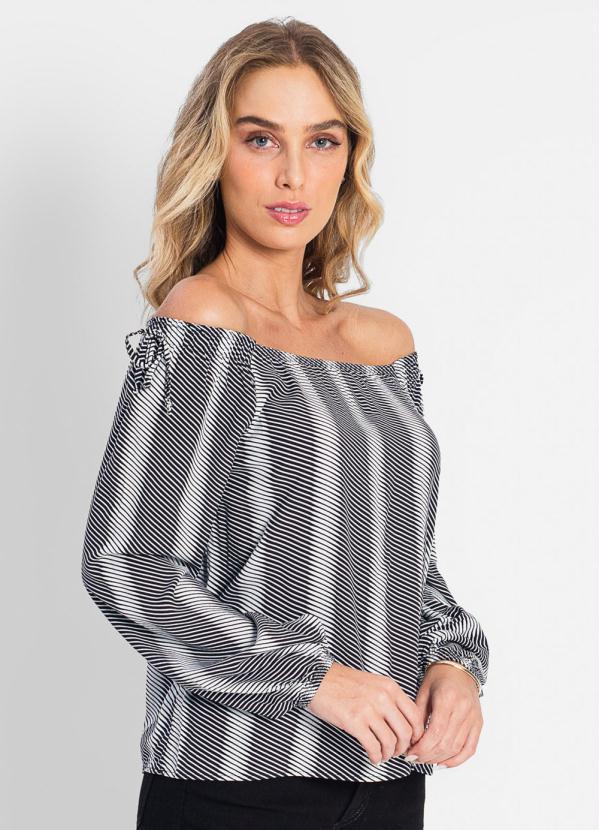 Endless - Blusa Ciganinha Preto