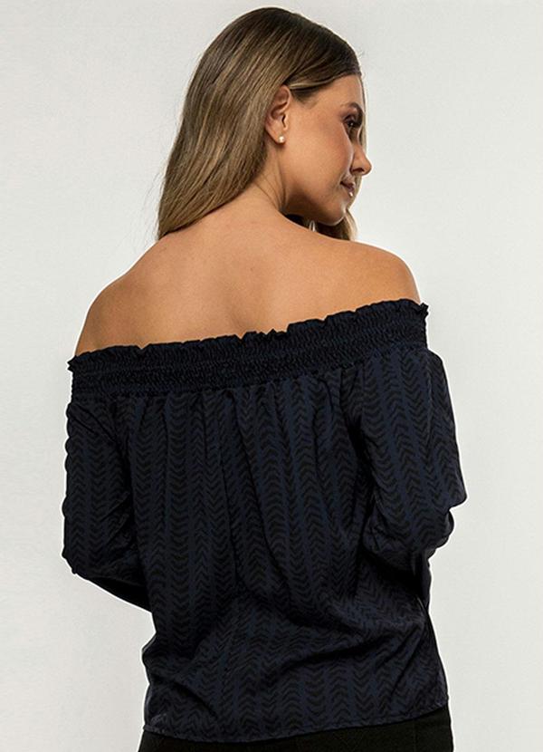 Rovitex - Blusa Feminina Ciganinha Azul 2