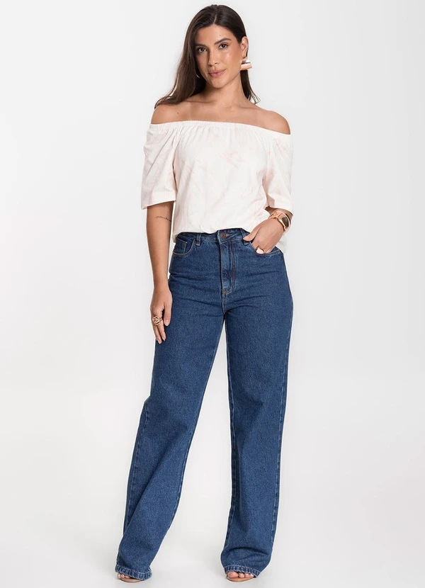 Infinita Cor - Blusa Feminina Ciganinha Marrom 3