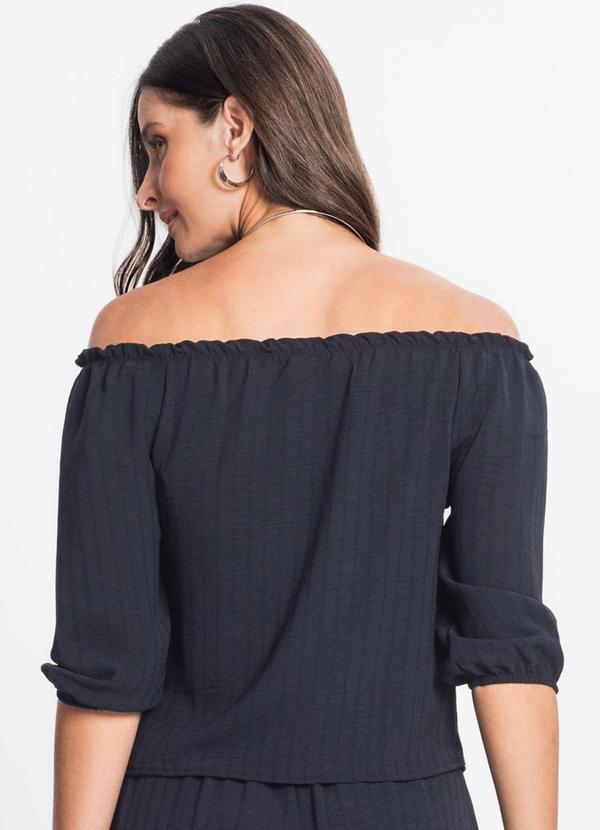 Rovitex - Blusa Feminina Ciganinha Preto 2