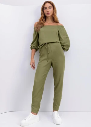 Essendi - Blusa Feminina Verde - ESSENDI