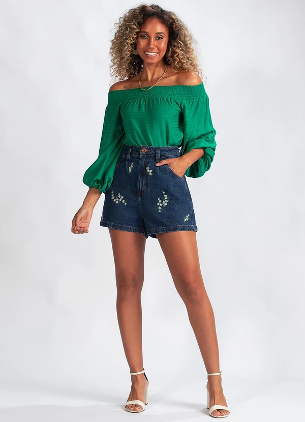 Oh Boy - Blusa Viscose Verde 3
