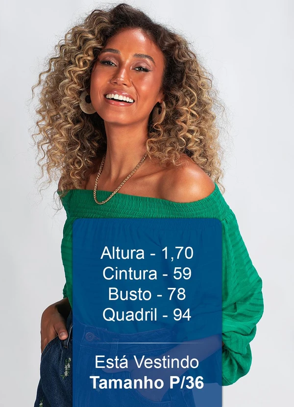 Oh Boy - Blusa Viscose Verde 5