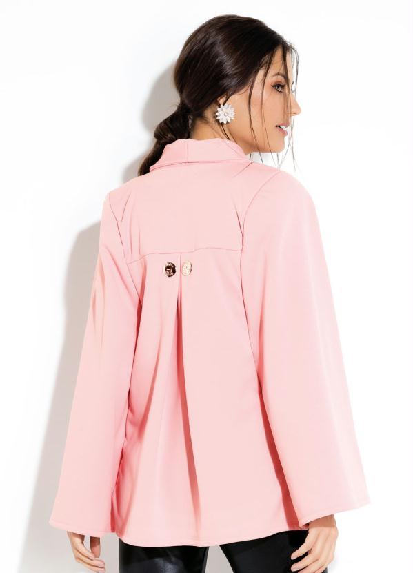 Quintess - Capa Rosa com Aberturas Laterais 2