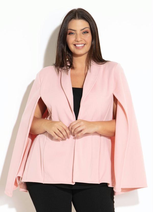 Quintess - Capa Rosa com Aberturas Laterais 5