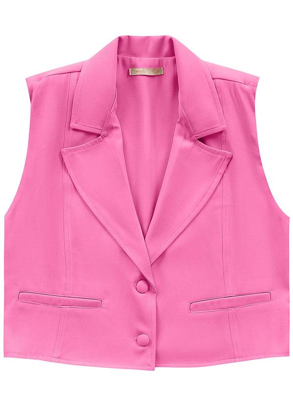 Angel - Colete Alfaiataria  Rosa