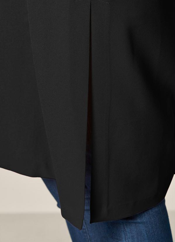 bonprix - Colete Alongado Preto 5