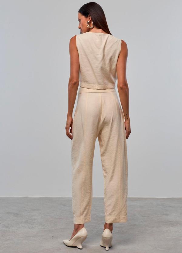 Carlota Costa - Colete Basico Bege 4