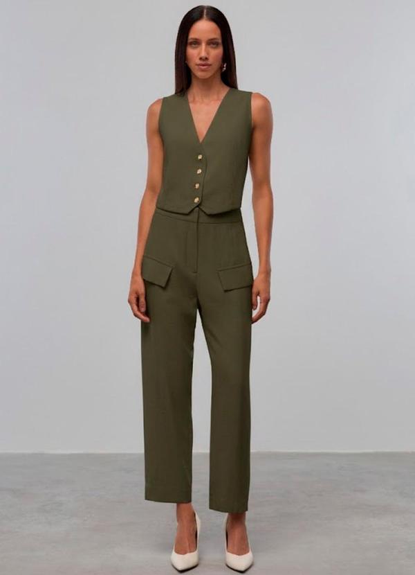 Carlota Costa - Colete Basico Marrom 2