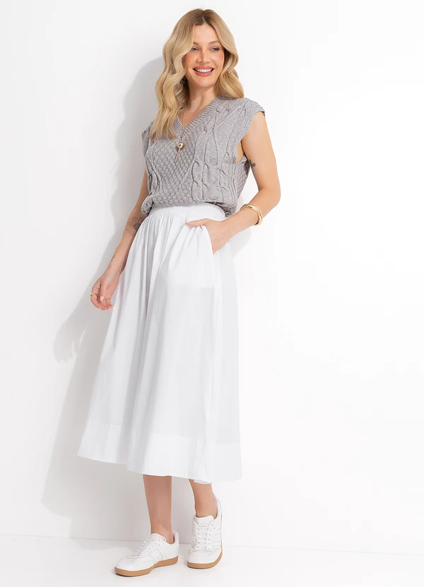 Quintess - Colete Cinza em Tricô 3