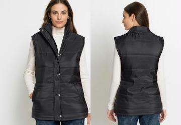 Colete com Bolso Preto