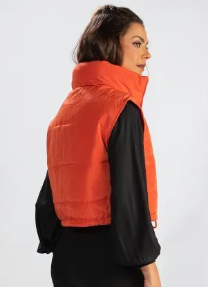 Hering - Colete de Tactel Laranja - HERING