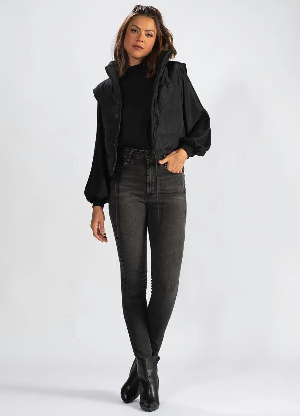 Hering - Colete de Tactel Preto 3