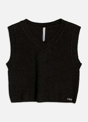 Authoria - Colete de Tricot Preto Preto - AUTHORIA