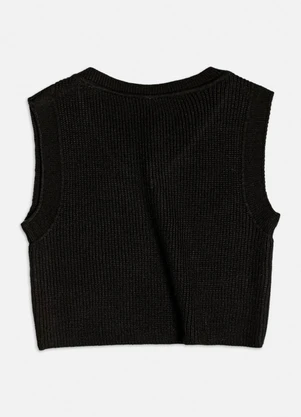 Authoria - Colete de Tricot Preto Preto - AUTHORIA