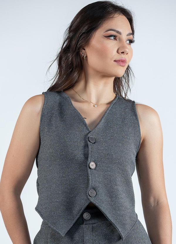 Misiss - Colete Isolete Cinza