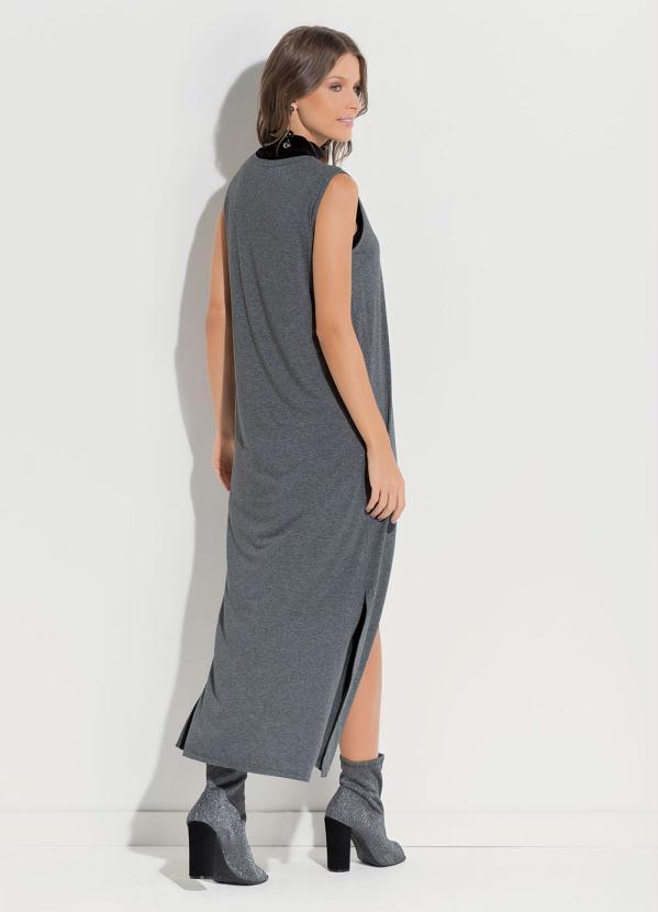 Quintess - Colete Mescla Oversized com Fenda 2