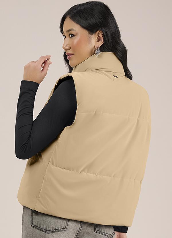 Angel - Colete Puffer Bege 2