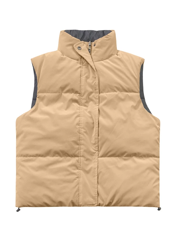 Angel - Colete Puffer Bege 3