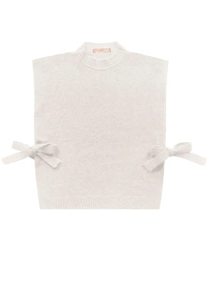 Angel - Colete Tricot Branco - ANGEL