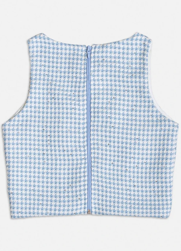 Authoria - Conjunto de Tweed Azul Azul 4