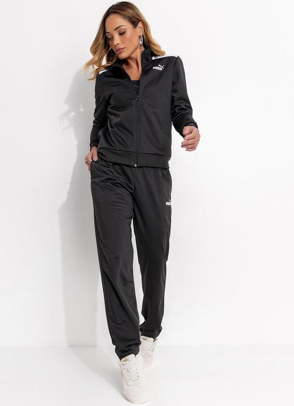 Puma - Agasalho Poly Suit Op Preto