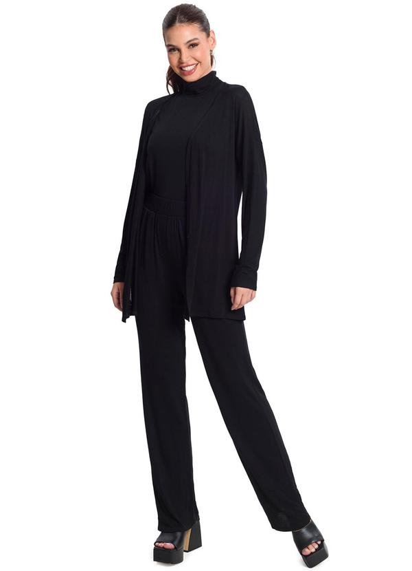 Rovitex - Conjunto 3 Peças Feminino Preto 1