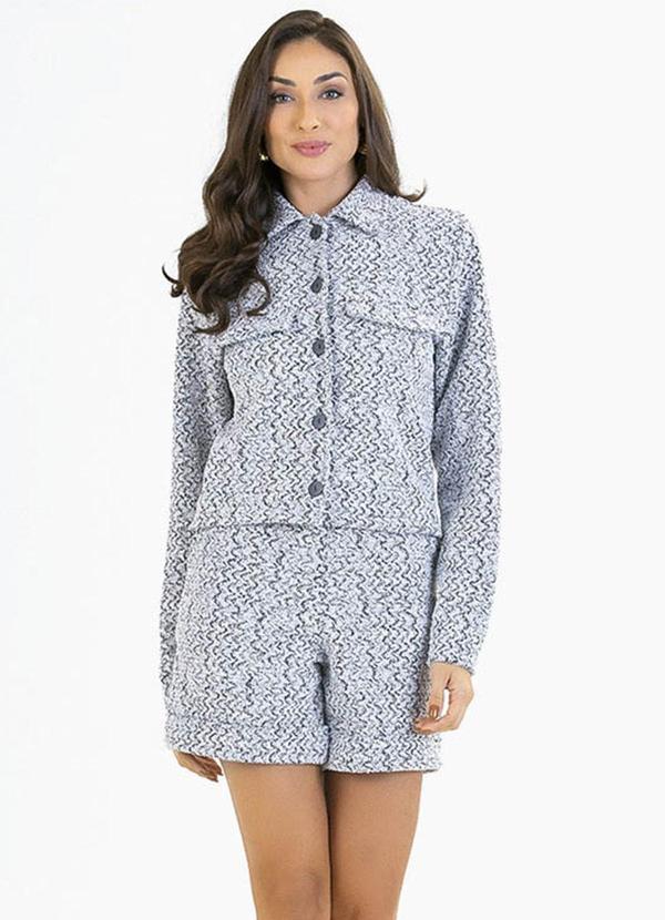 Soft Bonni - Conjunto Adulto em Tweed Preto