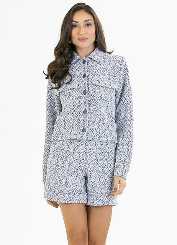 Soft Bonni - Conjunto Adulto em Tweed Preto