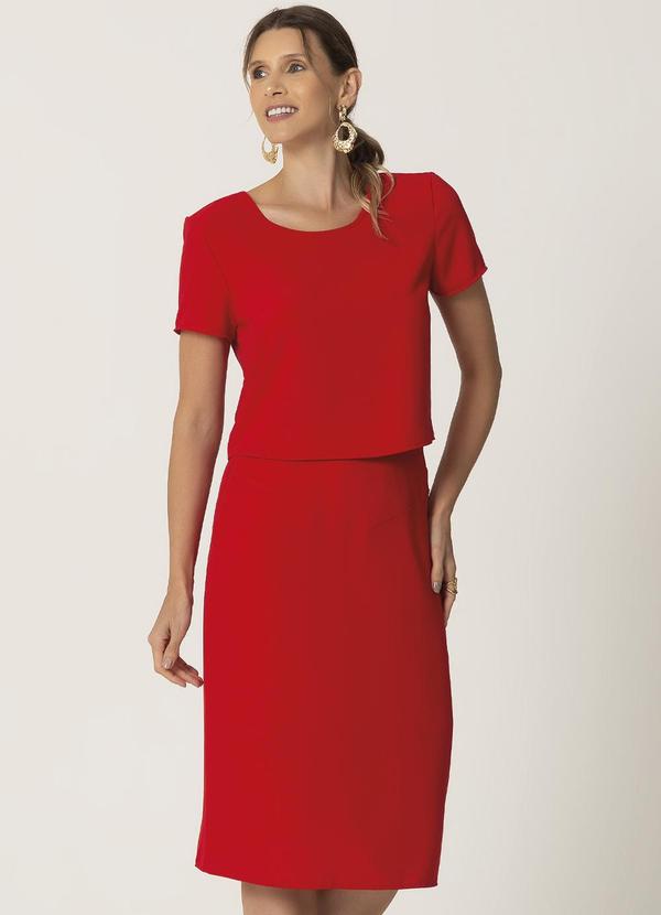 Habana - Conjunto Alfaiataria Essencial Vermelho