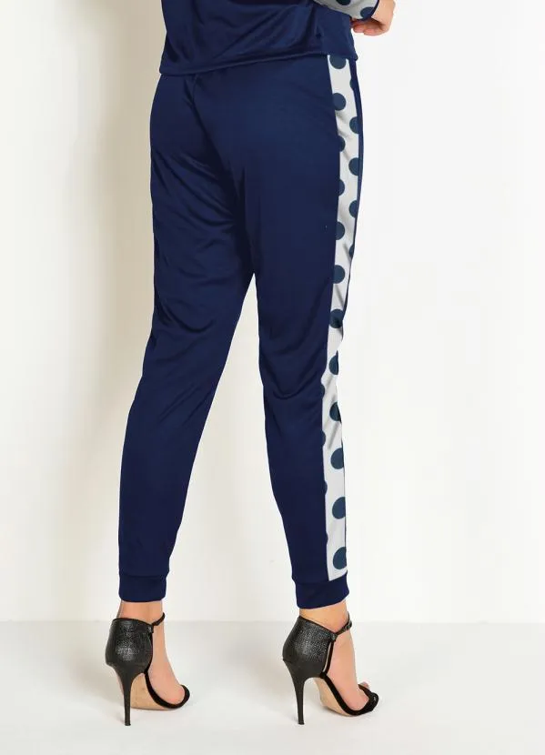 Moda Pop - Conjunto Azul com Blusa e Calça 6