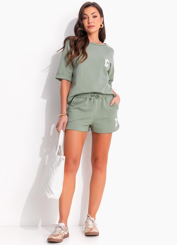 Bimini - Conjunto Verde em Moletom 3