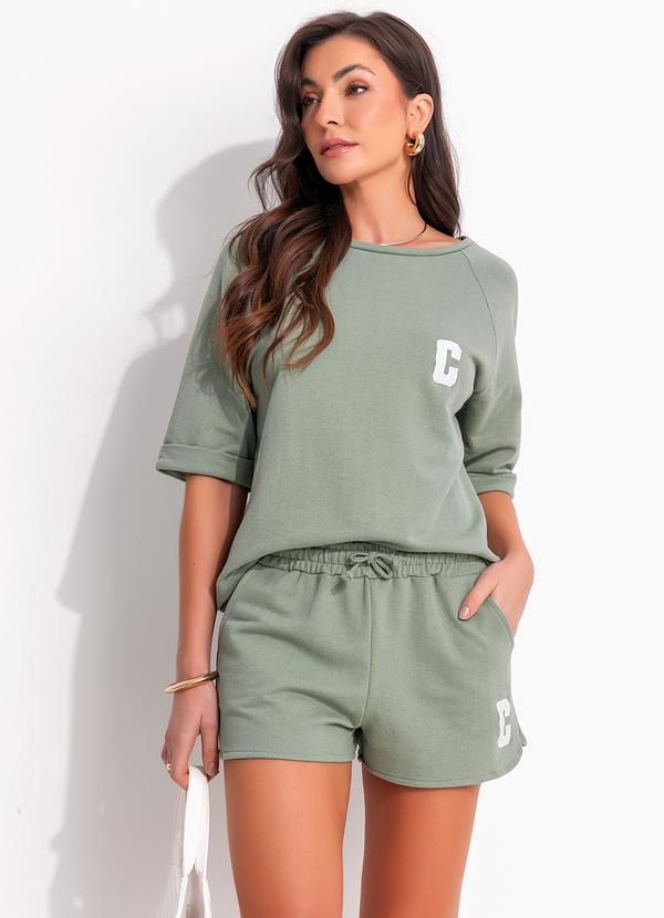 Bimini - Conjunto Verde em Moletom 7