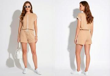 Conjunto Bege Moletinho