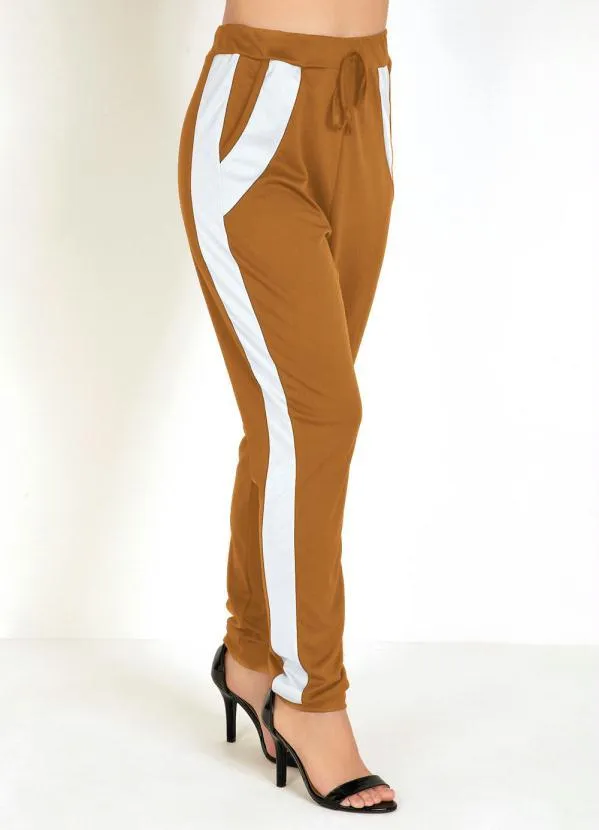 Moda Pop - Conjunto Bicolor Blusa e Calça 4