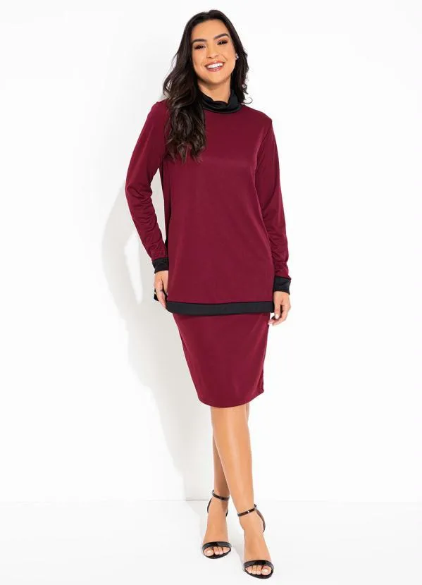 Rosalie - Conjunto Bicolor com Gola