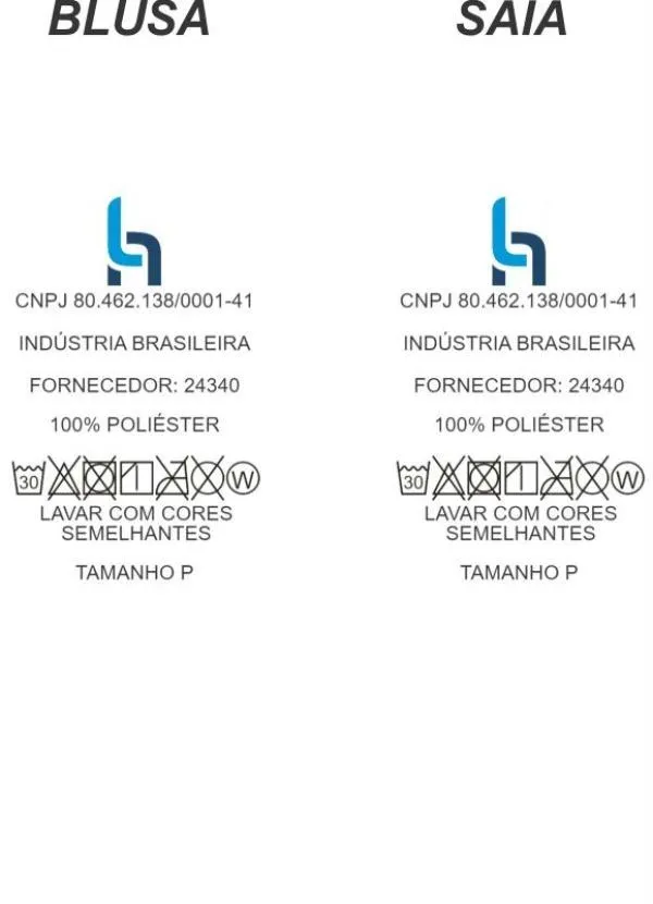 Rosalie - Conjunto Bicolor com Gola 8