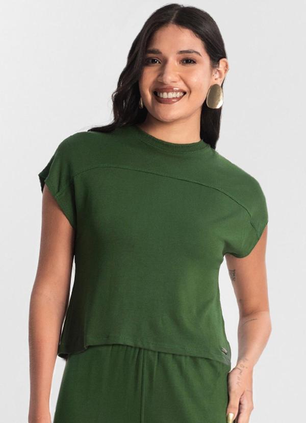 Rovitex - Conjunto Blusa com Saia Verde 4