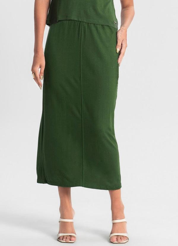 Rovitex - Conjunto Blusa com Saia Verde 5