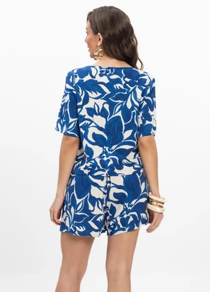 Endless - Conjunto Blusa com Shorts Azul - ENDLESS