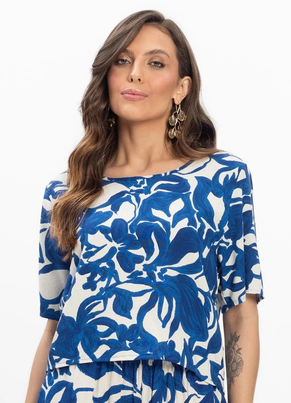 Endless - Conjunto Blusa com Shorts Azul 4