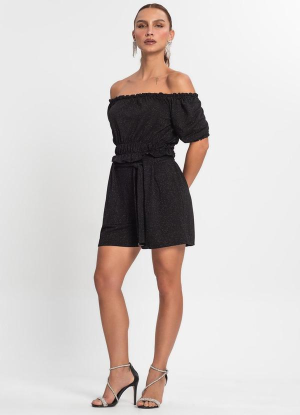 Endless - Conjunto Blusa com Shorts Preto