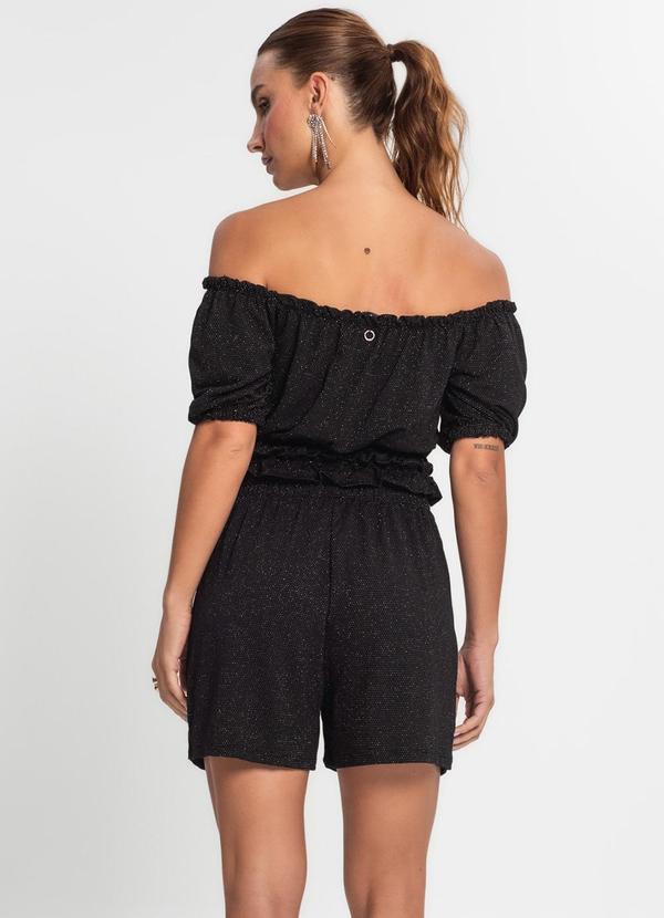 Endless - Conjunto Blusa com Shorts Preto 2