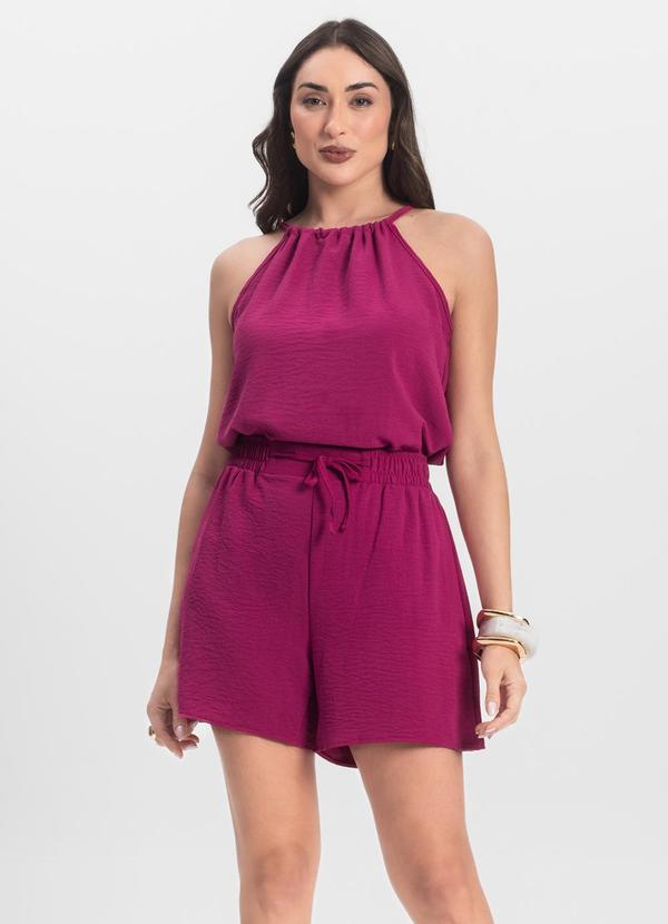 Infinita Cor - Conjunto Blusa com Shorts Rosa