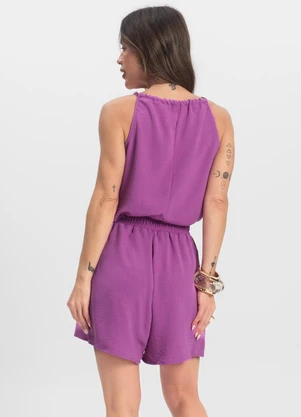 Infinita Cor - Conjunto Blusa com Shorts Roxo - INFINITA COR