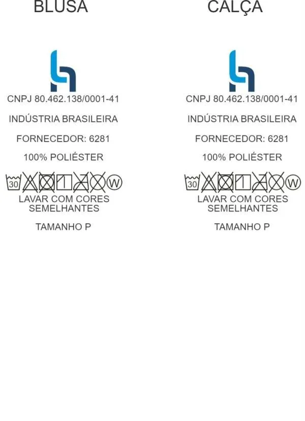 Moda Pop - Conjunto Blusa e Calça Pink e Off White 7