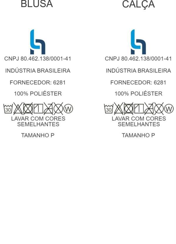 Moda Pop - Conjunto Blusa e Calça Zebra Preta 4