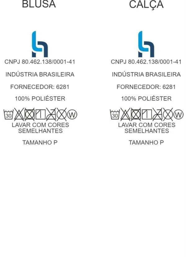 Moda Pop - Conjunto Blusa e Calça Zebra Preta 4